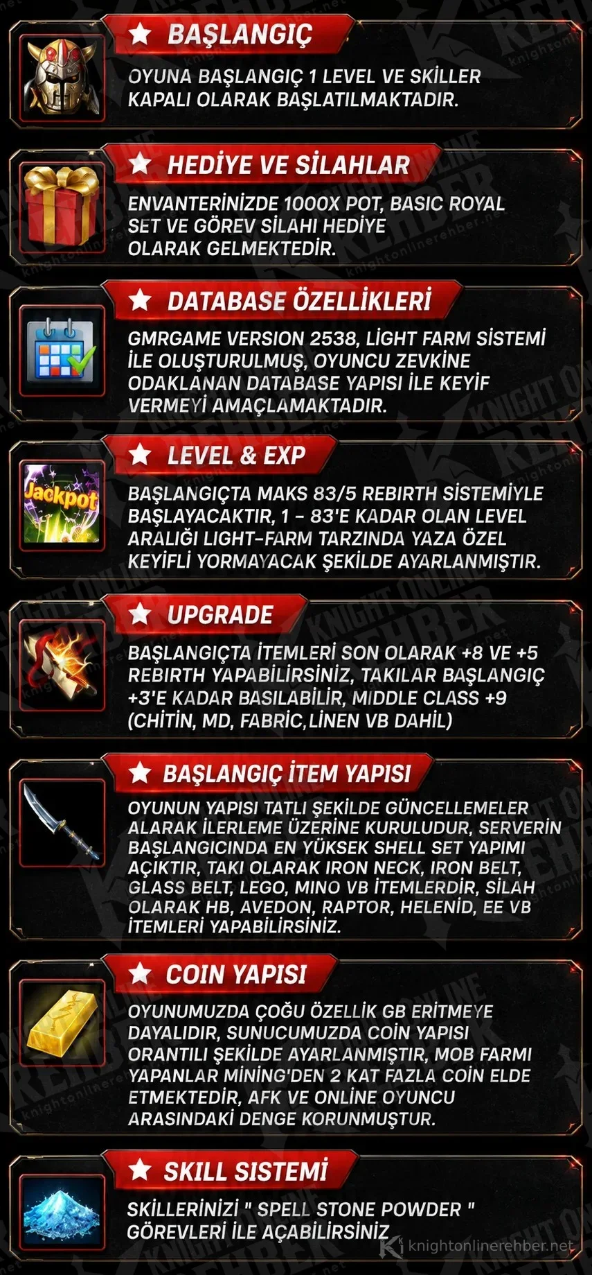 GMRGame genel sunucu özellikleri afişi